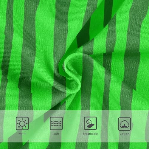 Joisal Aesthetic Toddlers Underwear Floral 2t Cotton Little Girl Panties Chic Green Stripes Kids Briefs Undies3