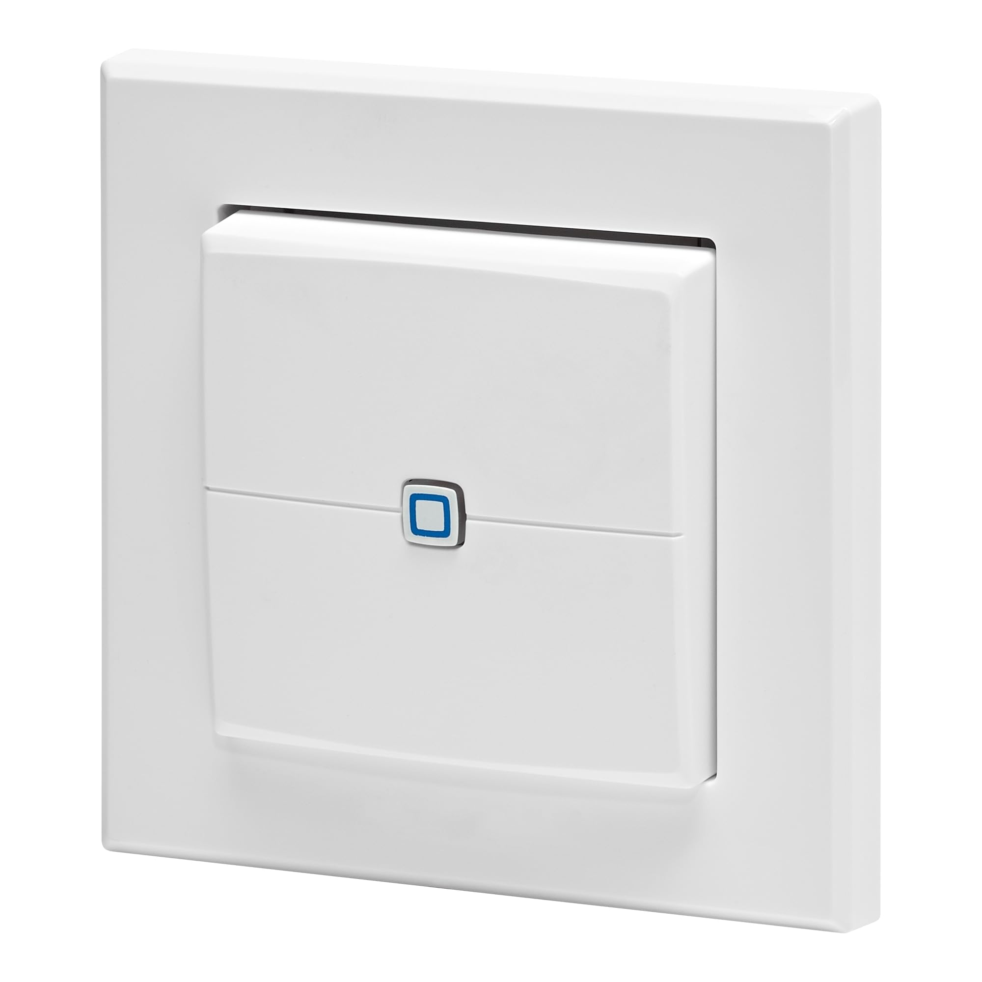 Homematic IP Inteligentny przycisk ścienny – podwójny przełącznik ścienny, dwa przyciski, akcesoria do Twojego Homematic IP Smart Home, uniwersalne zastosowanie, przełącza siłowniki i termostaty