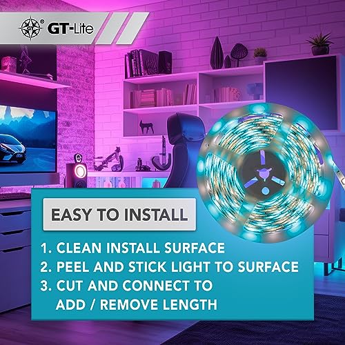 Tira LED GT-Lite 800 Lúmenes 16ft Blanco y Color miniatura 7