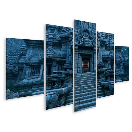 Tableau sur toile mystique haut de gamme islandburner salon 5 pièces