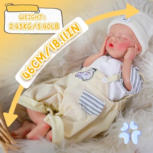 Muñeca Realista de Silicone de 16.9 pulgadas Maletofe miniatura 2