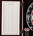 Viper Hudson All-in-One Dart Center: Classic Solid Wood Cabinet & Official Sisal/Bristle Dartboard Bundle: Deluxe Set (Dead On Dartboard and Darts), Mahogany Finish