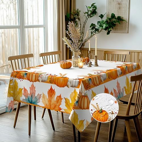 Halloween Plastic Tablecloth 3-Pack - Blue Pumpkin & Ghost Design, Waterproof Wipeable - 4.3x9 Ft - View #6