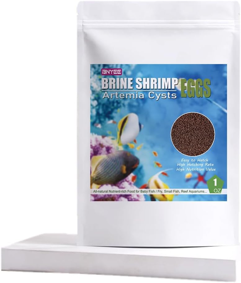 Brine Shrimp Eggs for Aquatic Foods Baby & Fry Foods The Popular 90% Hatch GSL Brine Shrimp Eggs (1 OZ)