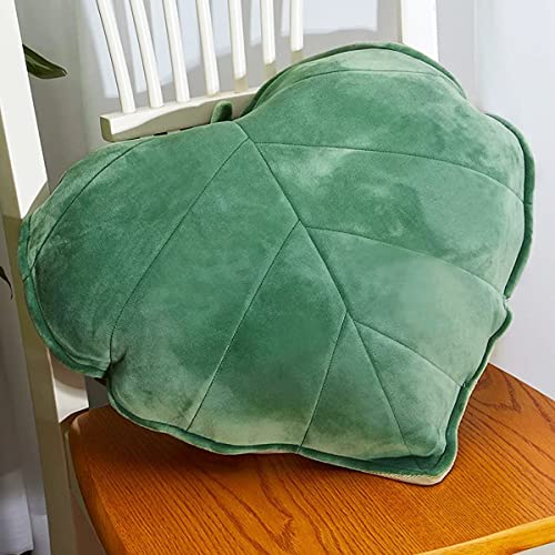 JTWEB Leaf Throw Pillow,3D Leaves Cute Pillow Aesthetic Decorative Soft Plush Shaped Cushion Novelty Backrest Comfortable Plant Sleeping for Bedroom Sofa, 50 x 50cm - Cosy Home Interiors JTWEB Leaf Throw Pillow,3D Leaves Cute Pillow Aesthetic Decorative Soft Plush Shaped Cushion Novelty Backrest Comfortable Plant Sleeping for Bedroom Sofa, 50 x 50cm - Image 2