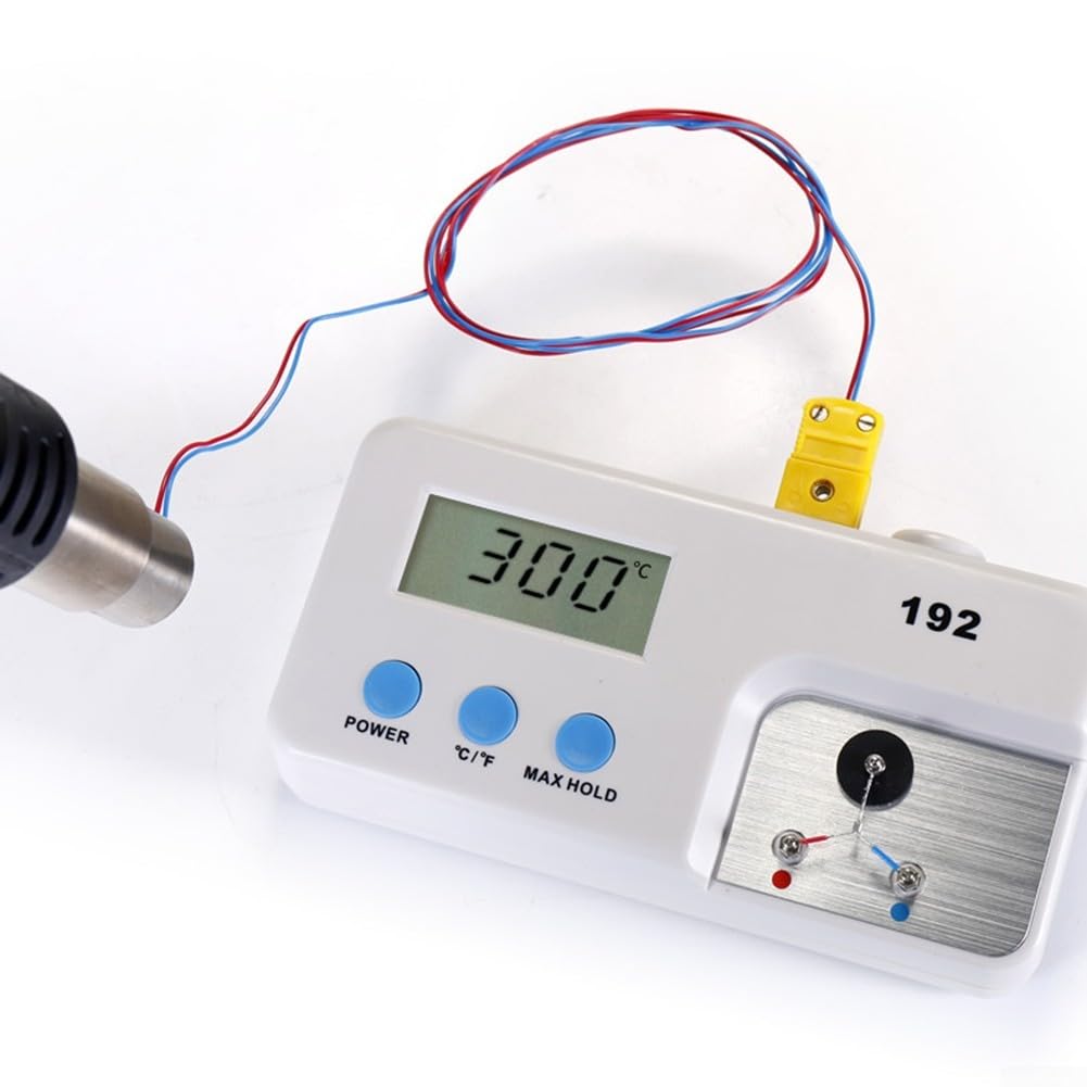 Termómetro de la extremidad del soldador con el sensor llevado K-Type de la exhibición para la prueba eléctrica de la temperatura de la soldadura y el trabajo