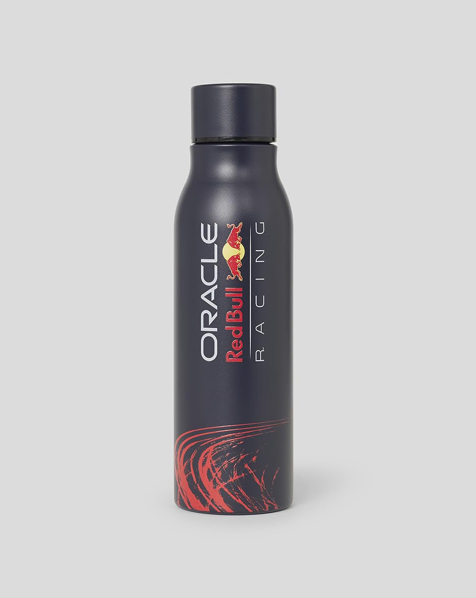 Bull Racing, Premium Water Bottle, 2024 Design, 560Ml Capacity, Steel, Official Merchandise Red