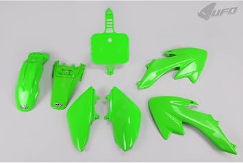 UFO PLAST complete kit/complete body kit green/green Compatible with Honda CRF 50 from 2004 to 2021
