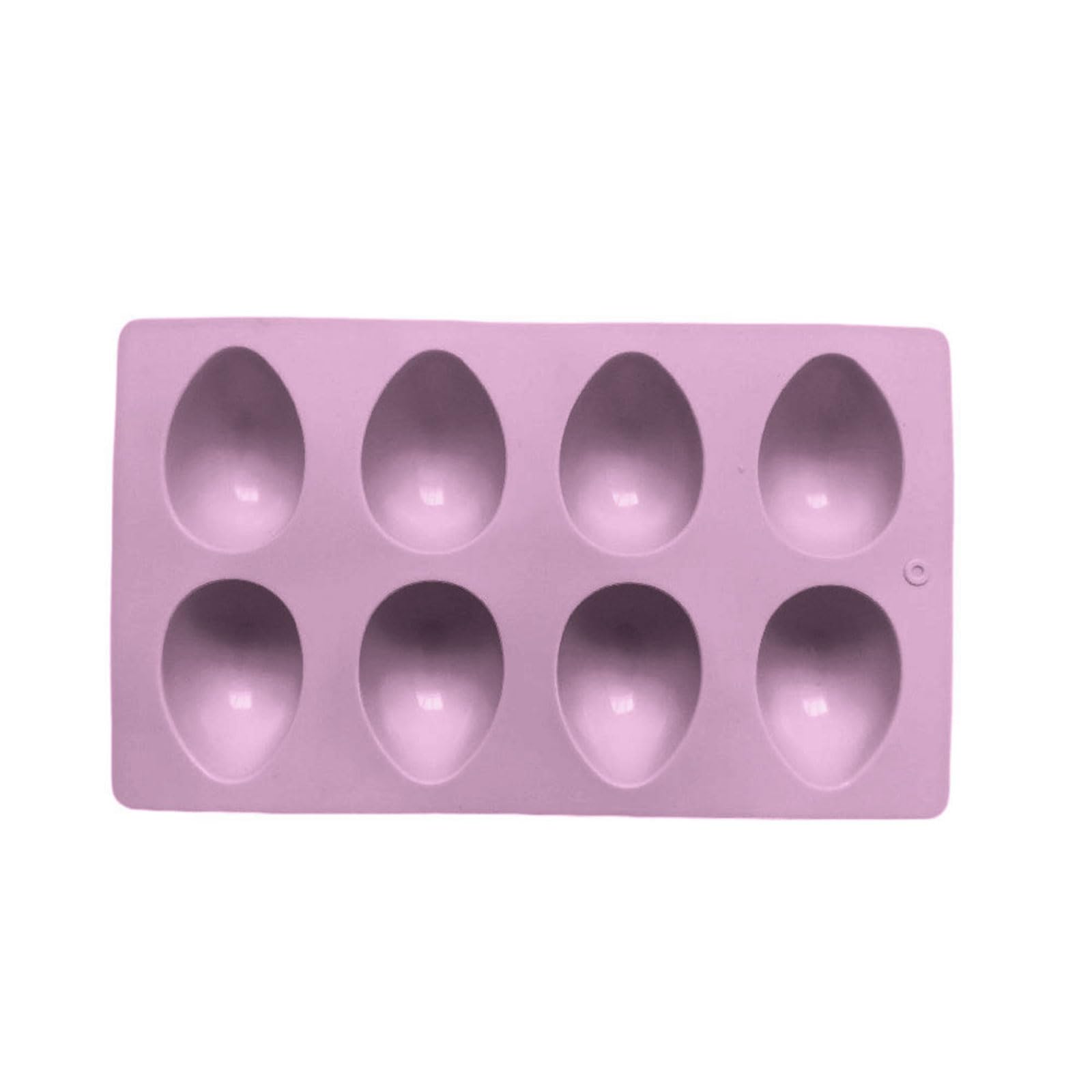 Hsyzygian 8 Cavity Eggs Shape Silicone Chocolate Molds Baking Equipment for Easter Treats Candy Jellies and Resin Food Grade Silicone Molds
