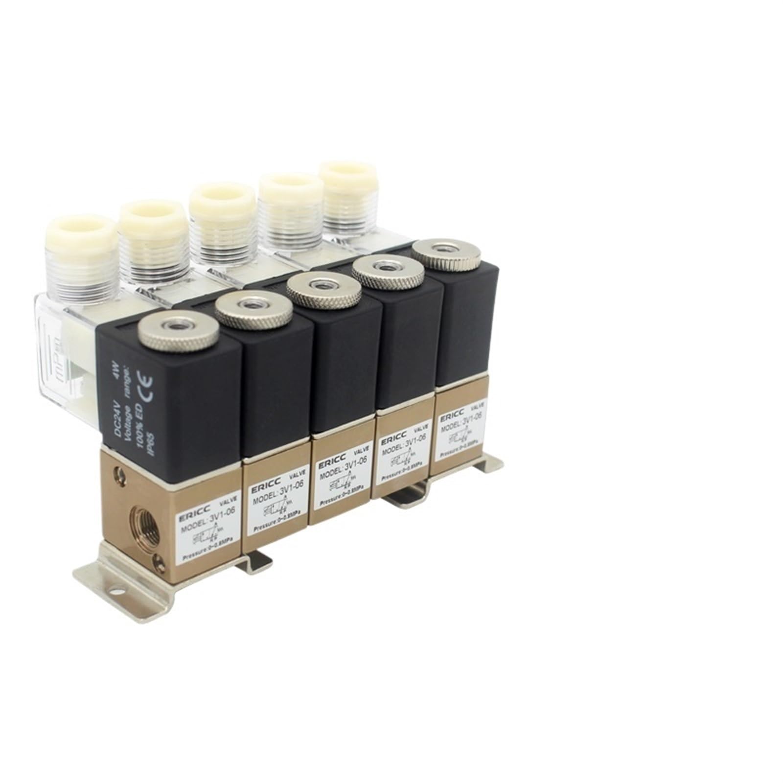 Électrovanne pneumatique 3V1-06 contre les pertes de pression pour ventouse universelle