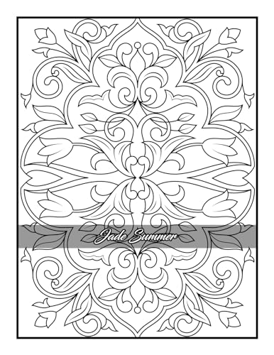 100 Amazing Patterns: An Adult Coloring Book with Fun, Easy, and Relaxing Coloring Pages - Image 75