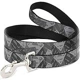 Laisse pour Chien Superman Shield Camouflage Gris 122 cm de Long 1,3 cm de Large