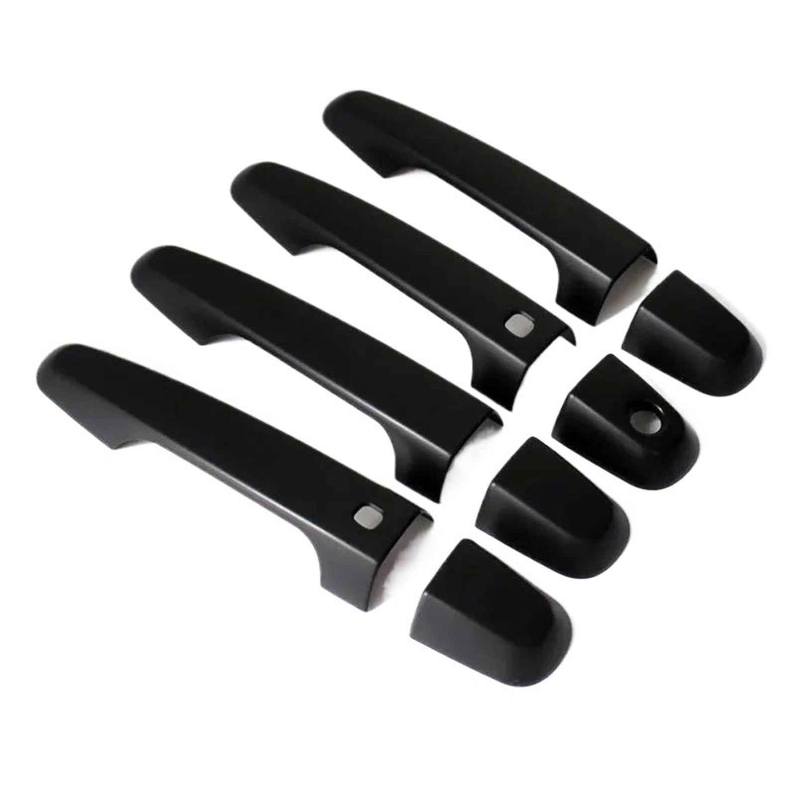 Ttopkmbc Matte Black Exterior Car Door Handle Fit For Mitsubishi L200 Triton Mq 2015-2021 Pickup Door Handle Covers Truck Car Accessory(Matte Black)