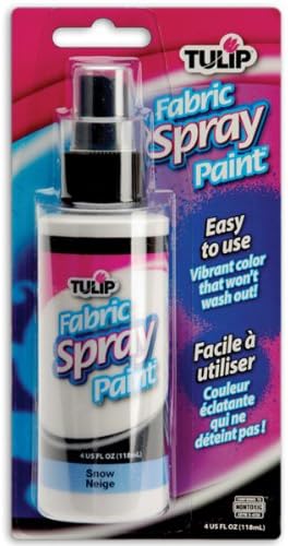 Tulip Fabric Spray Paint Snow