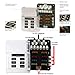 Fuse Block with Negative Bus bar Boat Camper Car Solar 6way Fuse Blocks + 12 Way Busbar Distribution Block Truck Automotive Fuse Box 12 Volt - 32 Volt DC Fuses Panel