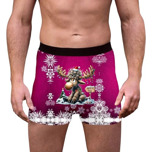 Vhersily Calzoncillos tipo bóxer para hombre, divertidos, con