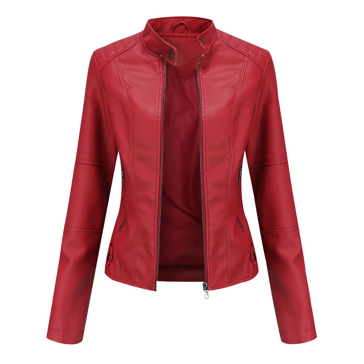 Giacca Similpelle Donna Giubbotto Ecopelle Giubbino Ecopelle Donna Giacca Biker Jacket Donna Giubbotto Similpelle Faux Leather Jacket Donna Giacche Ecopelle Giacca Bikers Finta Pelle Donna Curvy