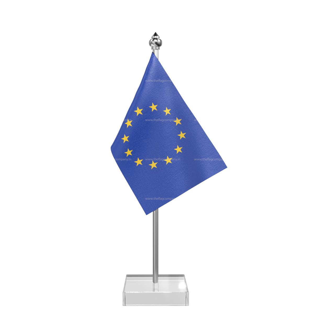 The Flag Company European Union Table Flag With Stainless Steel Pole And Transparent Acrylic Base (B0D7QG72KQ) Amazon Price History, Amazon Price Tracker
