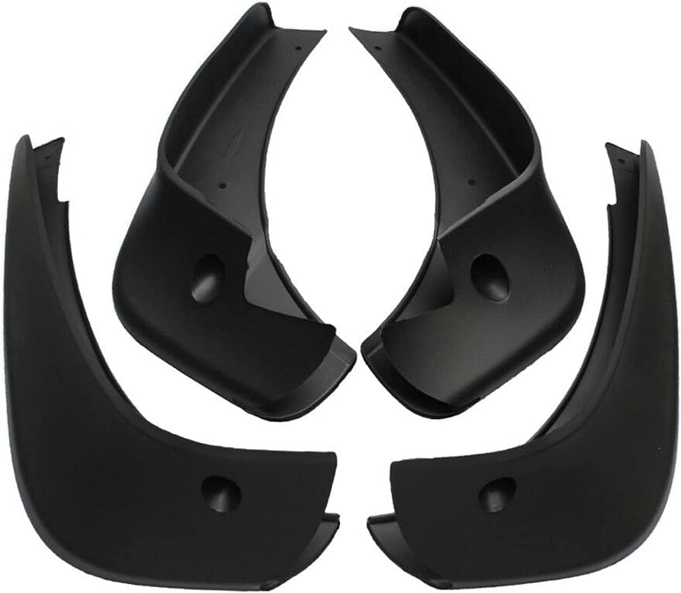 RSCBB 4 Pcs Car Mud Flaps Splash Guards for Nissan Qashqai/Dualis 2007-2013 J10, Easy Installation Mudguards Front Rear Mud Flaps Splashproof Waterproof Car Accessories