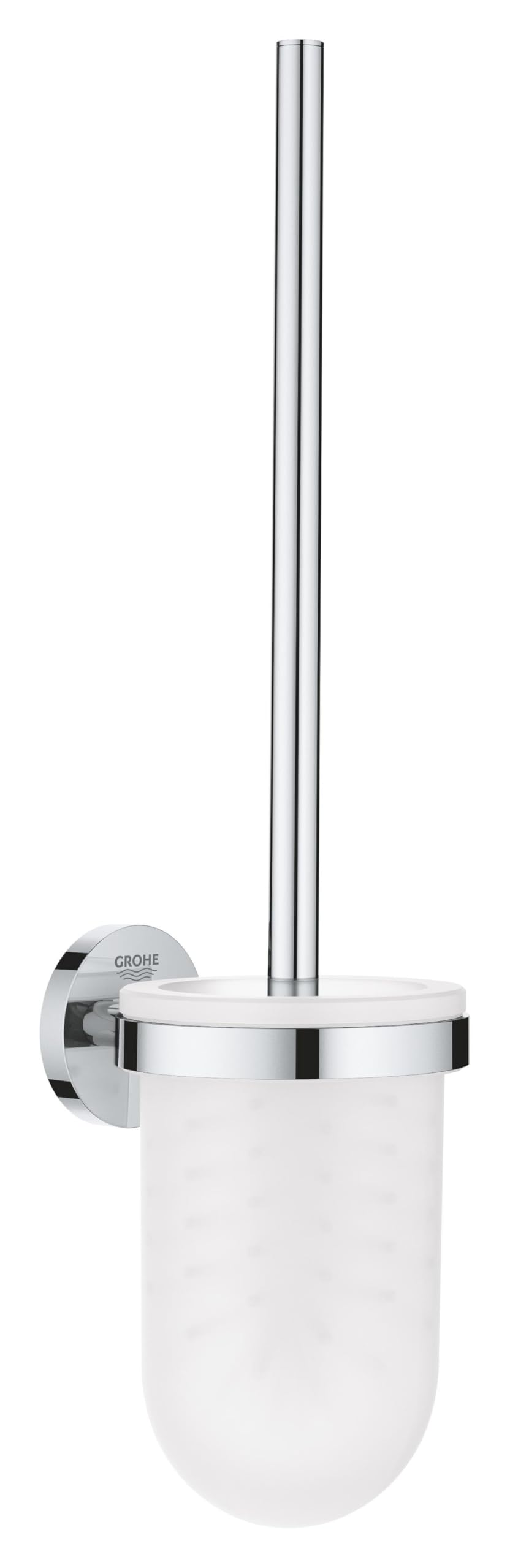 Grohe Start Chrome Effect Steel Toilet Brush & Holder