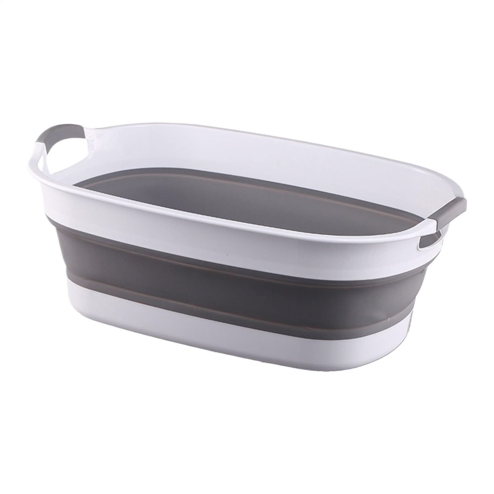 Muiltvoe Bath Tub – 40x60x24cm PP+TPE Foldable Washing Basin, Drainage Storage Design | Perfect for Home Bathing, Travel Washing, Hotel Stays, Camping Trips, Dog Grooming Tasks, Space Saving