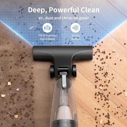 Image of Corded Stick Vacuum Cleaner for Home Pet Hair, Lightweight Stick Vacuum Cleaner with Powerful Suction for Carpet Tile and Hard Floor