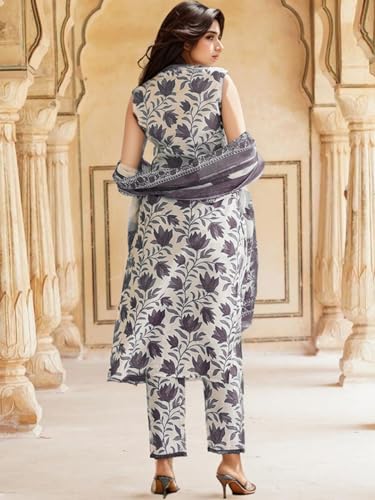 Image of SHIENZY Cotton Blend Kurta Set for Women