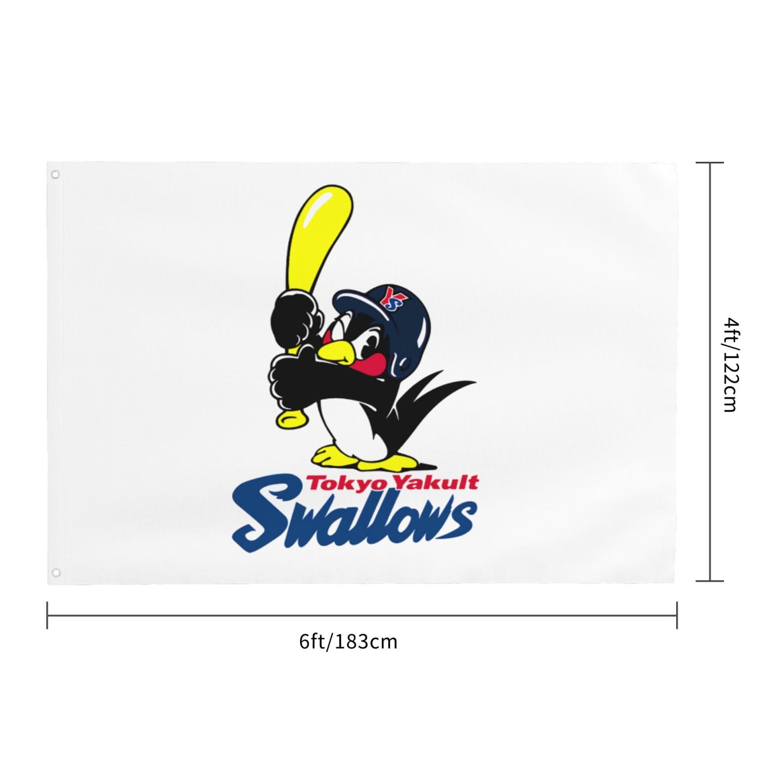 Amazon | 旗 応援 東京ヤクルトスワローズ 野球の旗 スポーツ観戦