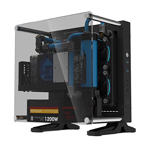 Gabinete TT Core P1 TG Black/Wall Mount/Tempered Glass, Thermaltake, CA1H900T1WN00