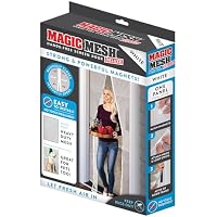 Magic Mesh Deluxe - Puerta mosquitera magnética manos libres,