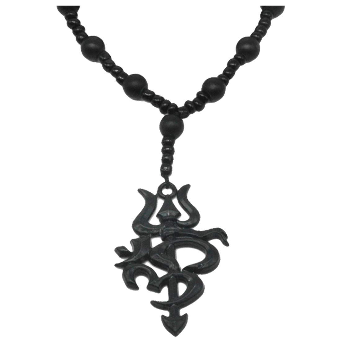 Sullery Religious Jewelry Om Shiva Trishul Locket Black Crystal Cotton Dori Necklace Pendant For Boys (B0BQRRWTM3) Amazon Price History, Amazon Price Tracker