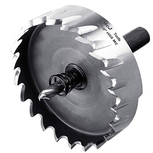 70% Off Everything McJ Tools 2-7/8 Inch HSS M2 Drill Bit Hole Saw for Metal, Steel, Iron, Alloy, Ideal for Electricians, Plumbers, DIYs, Metal Professionals