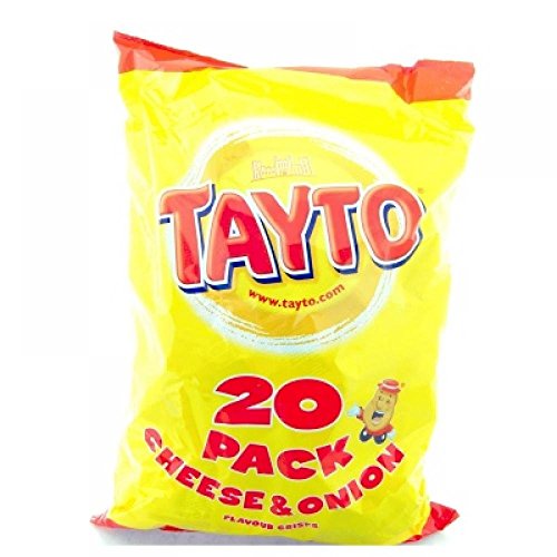 Tayto Cheese & Onion Flavour Potato Crisps 20 x 25g