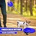 Loutep Waterproof Dog Leash 10ft, 16ft, 30ft, 50ft PVC Recall Long Line Dog Leash Beach Swimming Tracking Training Dogs Lead for Small, Medium and Large Dogs