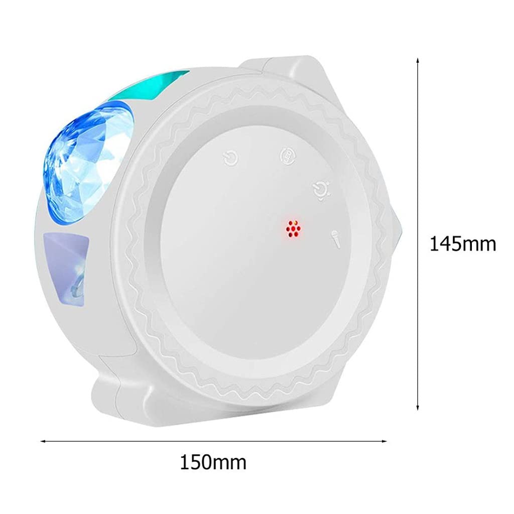 ADITAM 3 en 1 proyector de luz Nocturna de Estrellas Cielo Estrellado Luna proyector Galaxia océano Nebulosa lámpara Control de música Luces Decorativas para el hogar Double The Comfort