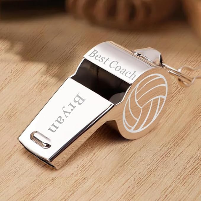 Silbato personalizado para entrenadores con cuerda miniatura 5