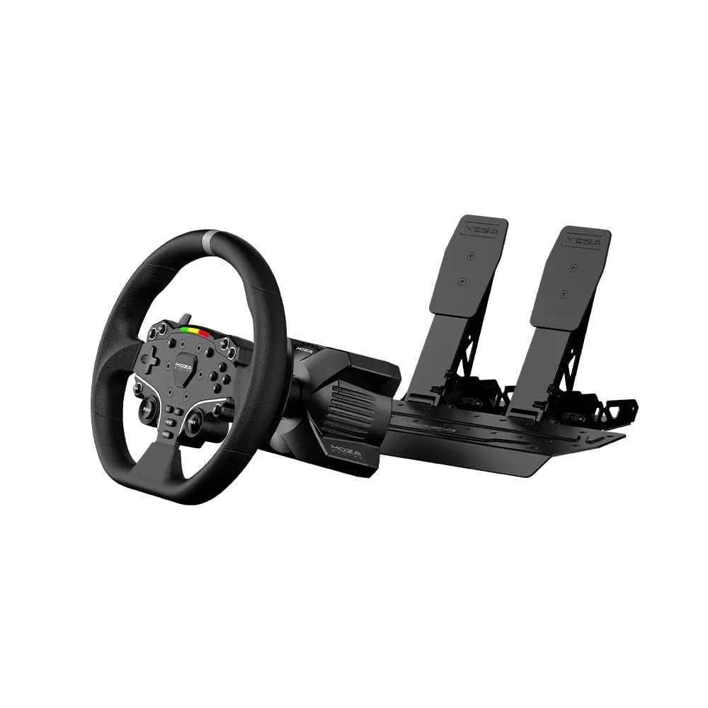 MOZA R3 Racing Bundle Volant PC Simracing Direct Drive 3,9 avec Pédalier