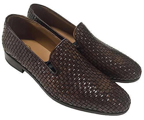 Mocasines trenzados de hombre con acabado artesanal y diseño clásico elegante
