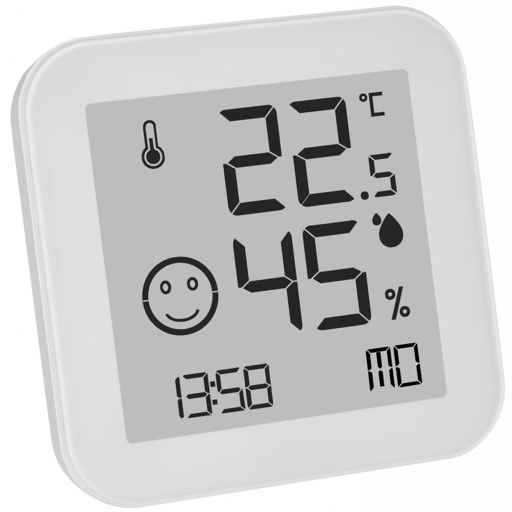 TFA Dig Thermo-Hygrometer BK&WH; WH White