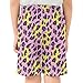 NUSTAPU Fashion Boy's Shorts Summer Drawstring Waist Athletic Pants with Pockets Kids Cute Graphic Shorts Yellow Purple Leopard 12-13 Years