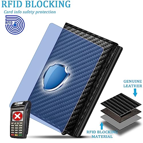 ZIKEE Men Minimalist, Airtag Wallet, Front Pocket2