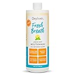 Oxyfresh Lemon Mint Fresh Breath Mouthwash - Bad Breath Treatment - SLS & Fluoride Free - Alcohol Free, Gentle Nonburning with Xylitol & Essential Oils - 16 Fl Oz
