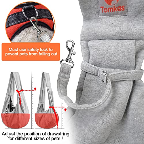 Image of Tomkas Dog Cat Carrier Sling Classic Pocket & Classic Strap(S,Grey)