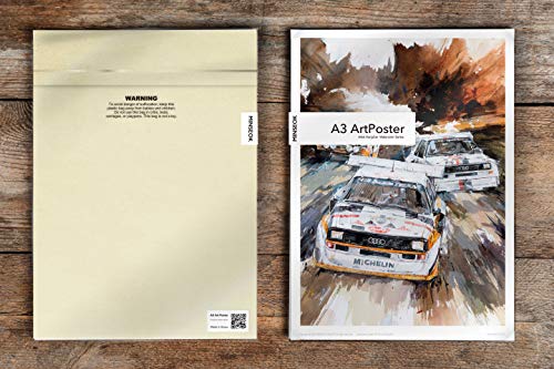 Minseok Watercolor Car Posters Room Decor Premium A3 Art Old Car Print Pictures Perfect Car Wall Art Gift Dynamic Rally Sports Cars #TOP3