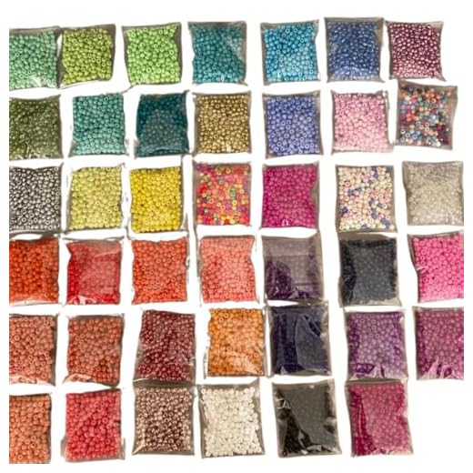 Kit de Miçangas Chinesa 4mm - 40 Cores