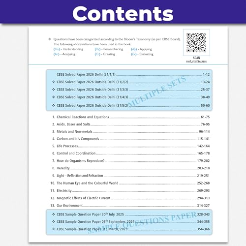 Image of PW CBSE Class 10 Science Chapter-wise, Topic-wise & Typewise 10 Years Solved PYQs (2026-2016) with 5 Multiple Sets of 2026 For 2027 Board Exams | Concept Maps, Competency Tagging, NCERT References