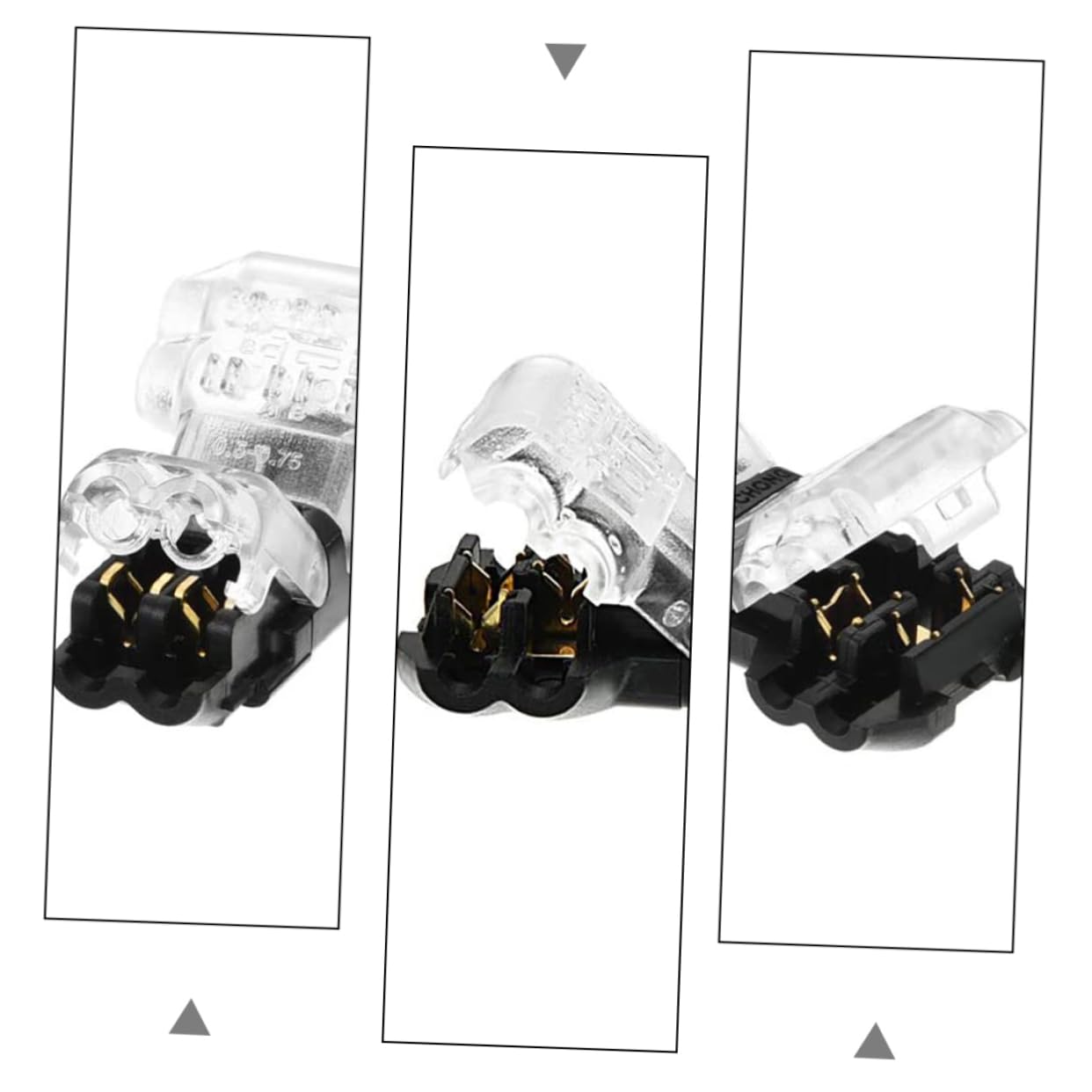 15piezas Conector De Cable Pines Vías Kit Organizador Cables Resistentes Agua Fuego Sin Pelar