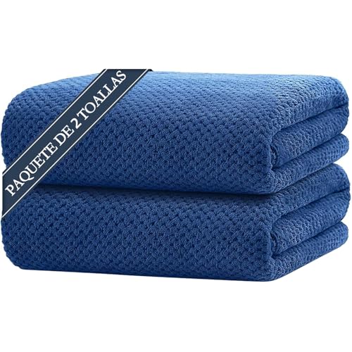 La Mejor Selección de Toallas para baño , tabla con los diez mejores. 49 YOKNETIG Toallas de Baño,2pcs Toalla Microfibra Suaves y Ultra Absorbentes, Toalla Gimnasio Secado Rápido,Toalla Playa Multipropósito para Baño, Camping, Hotel, Gym y SPA,...