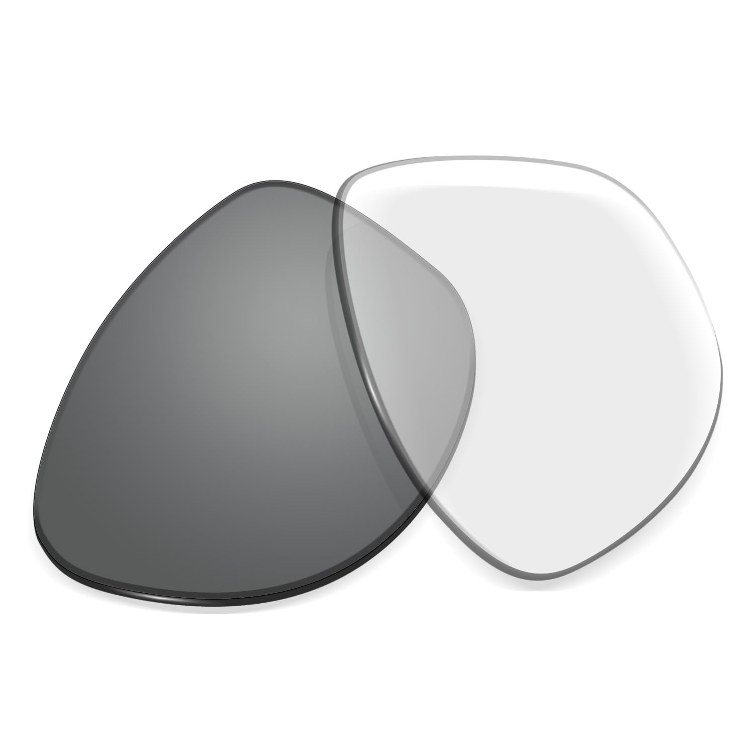 Lentes de repuesto de 1,5 mm compatibles con gafas de sol Oakley Frogskins Range XL OO9503 OO9503A de 58 mm, antiarañazos