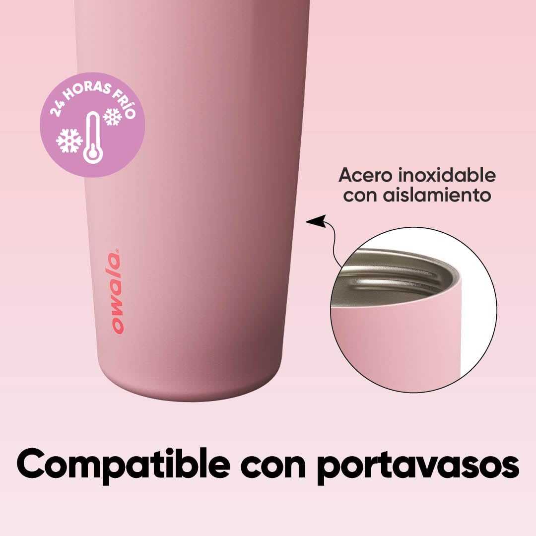 Owala FreeSip Sway - Stainless Steel - 30oz - Angel Food Cake